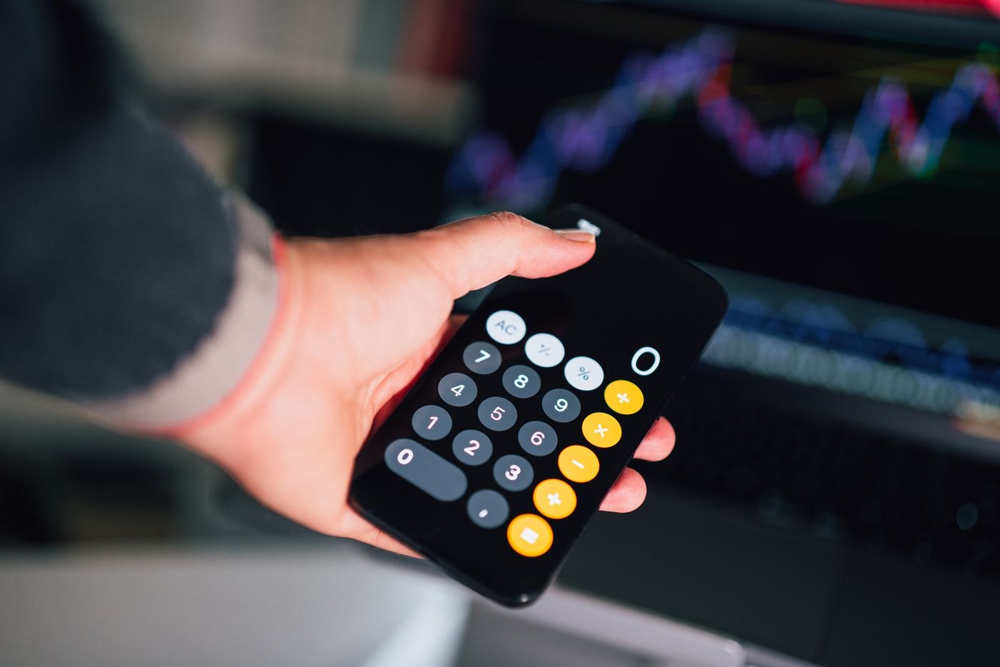A calculator for comparing costs